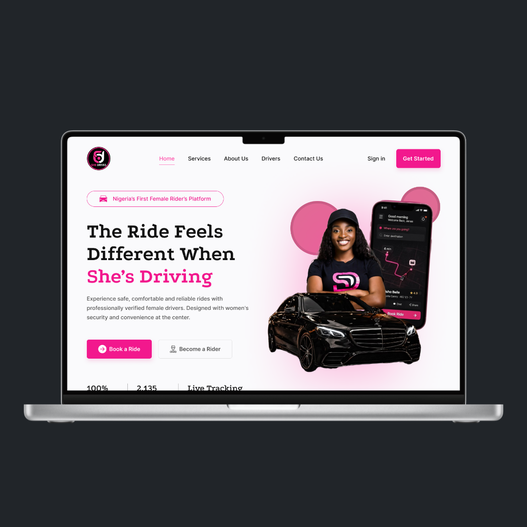 Mobility / Ride-Hailing Website