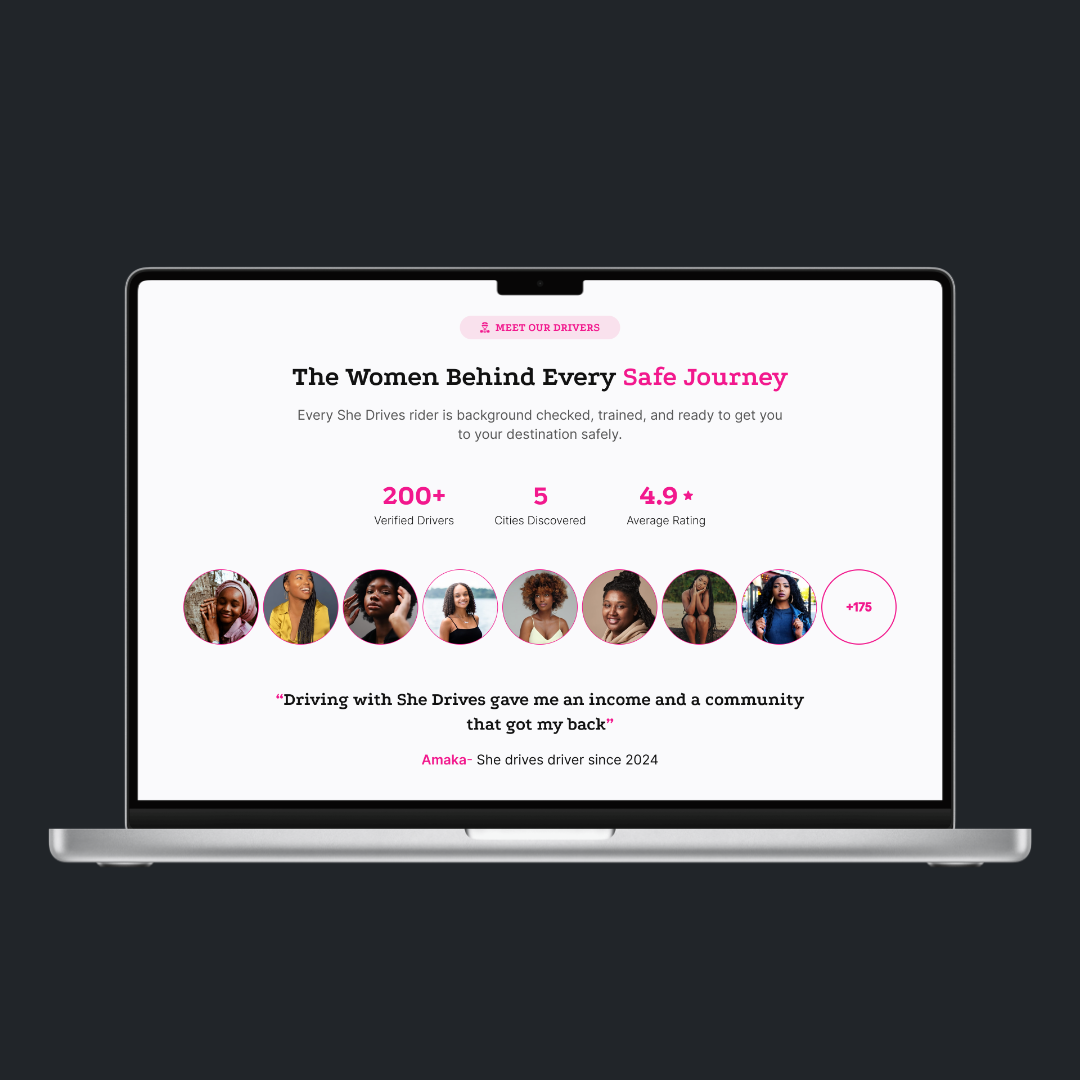Mobility / Ride-Hailing Website